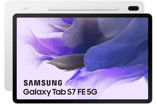 Samsung Galaxy Tab S7 FE 12,4'' 128GB 5G Plata