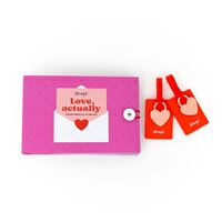 Mr Wonderful Set de álbum de fotos de viaje + 2 identificadores de maleta Love, actually