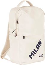 Mochila Milan Con Cierre Bloqueable De Seguridad 15l Colección 430 Since 1918 Beige