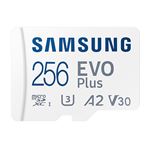 Tarjeta de memoria microSD Samsung EVO Plus 256GB  C10UHS + Adaptador