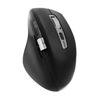 Ratón inalámbrico T'nB Infinite iClick Dual Connect 2 ruedas Negro
