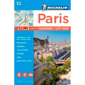 Plano Michelin Paris Tourisme