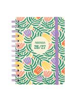 Agenda Curso Finocam Cosmo Cart Sep 2026 - Ago 2027 8º - 120x169 Mm Semana Vista Horizontal Garden Español