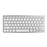 Teclado inalámbrico Silver HT Colors edition Blanco_0
