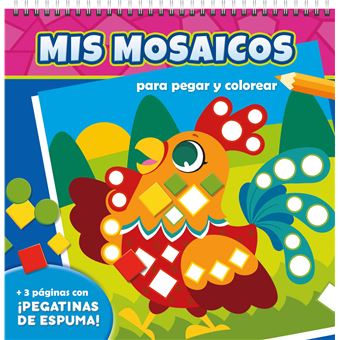 Animales Domesticos-Mis Mosaicos Para Pegar Y Colorear