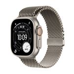 Apple Watch Ultra 3 GPS + Cellular 49mm Caja Titanio natural y Correa Milanese Loop Titanio natural - Talla S