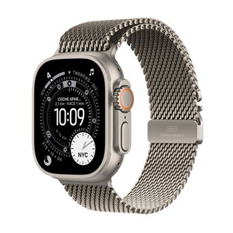 Apple Watch Ultra 3 GPS + Cellular 49mm Caja Titanio Natural y Correa Milanese Loop Natural - Talla S - 1