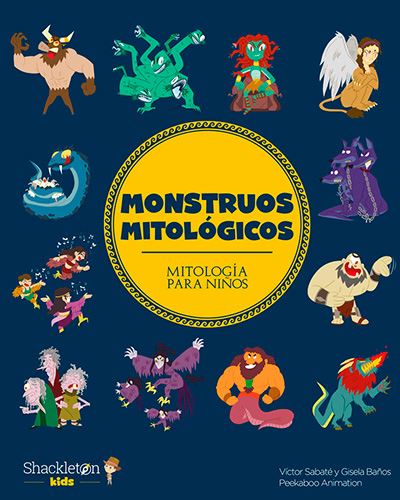 Monstruos 4 Mitología para niños libro de sabate baños español tapa