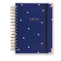 Agenda Charuca 2020 Día por Página Mediana Jefa Azul Navy