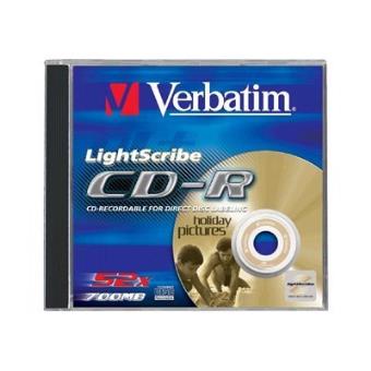 CD-R 700 MB Lightscribe regrabable Verbatim - 1