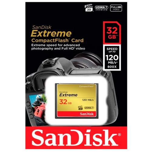 Tarjeta Cf Sandisk Compactflash 32 Gb