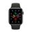 Apple Watch S5 44 mm LTE Caja de aluminio en gris espacial y Correa deportiva Negro
