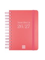 Agenda Curso Finocam Cosmo Flex Sep 2026 - Ago 2027 8º - 120x169 Mm 1 Día Página Rojo Español