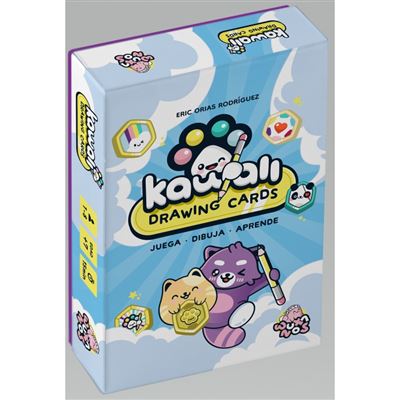 Juego de mesa kawaii drawing cards