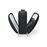 Porta alimentos Iris Cubic Lunchbag Classic Negro + 2 Tupper herméticos + Bandeja_1