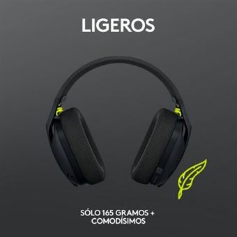 Headset gaming Logitech G435 Lightspeed Negro - Auriculares para