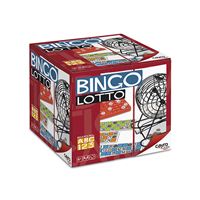 Juego Bingo clásico con bombo de metal