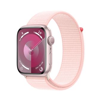 Apple Watch S9 GPS 45mm Caja de aluminio Rosa claro y correa Loop - Main Image