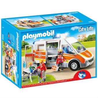 Playmobil City Life Ambulancia con luz y sonido