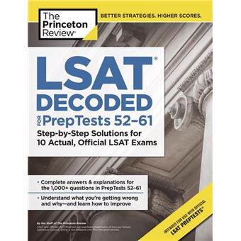 LSAT Decoded (PrepTests 52-61)