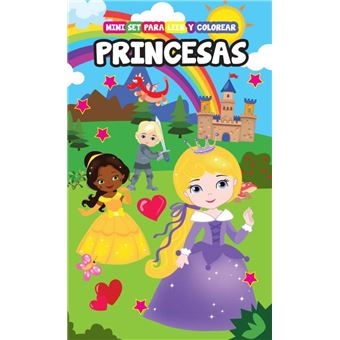 Princesas. Mini Set Para Leer Y Colorear.