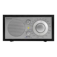 Tivoli Model One bt radio am fm bluetooth color negro y plata importado