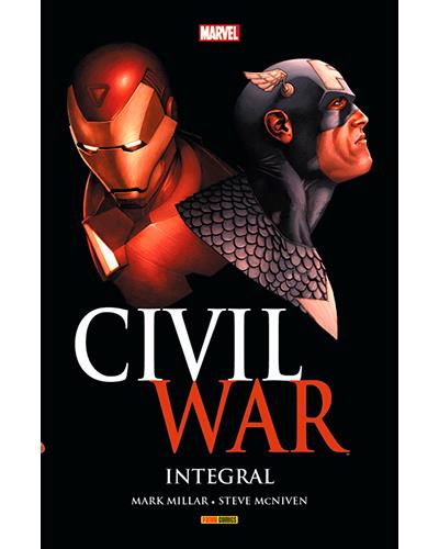 Civil War Integral tapa dura libro war.marvel de autores español