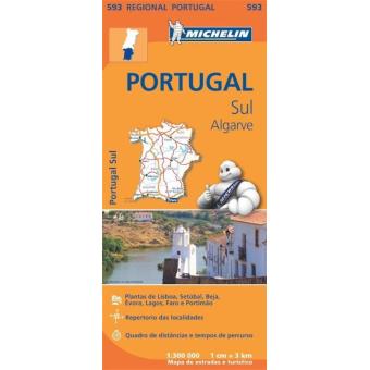 Portugal Sur Algarve. Mapa - 1