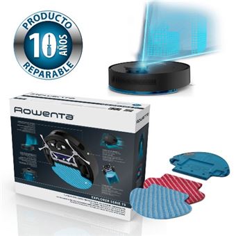 Rowenta RR6871WH - Robot Aspirador 2 en 1 Explorer Serie 20 Aqua