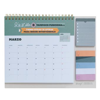 Planes, Tareas Y Grandes Ideas MR WONDERFUL Agenda semanal precio