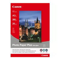 Papel fotográfico Plus semi brillante Canon SG-201 A3 20 hojas