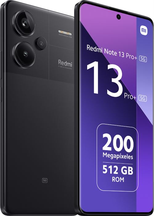 Xiaomi Redmi Note 13 Pro+ 5G 6,67 512 GB Negro - Smartphone