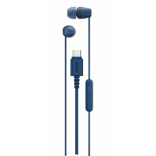 Auriculares Sony Ier-ex15c In Ear Con Micrófono Y Cable Usb-c Azul