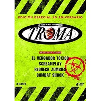 Hola caridad especificación Pack Troma Ed. 40º Aniversario: El Vengador Tóxico | Screamplay | Redneck  Zombies | Combat Shock - DVD - Varios directores | Fnac