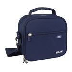 Bolsa Isotérmica Porta Alimentos 3,5l Milan Serie 1918 Con 3 Recipientes Azul Marino