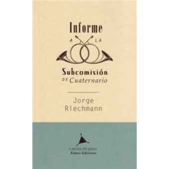 Informe A La Subcomisión De Cuaternario