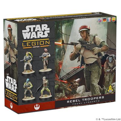 Juego de mesa star wars legión: rebel troopers