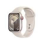 Apple Watch S9 LTE  41mm Caja de aluminio Blanco estrella y correa deportiva Blanco estrella - Talla M/L