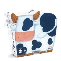 Puzzle silueta Las vacas