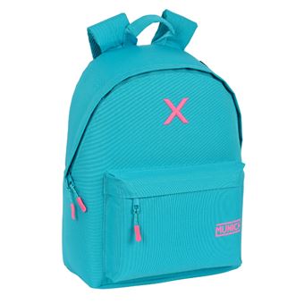 Mochila para portátil 14,1" Safta Munich Básicos Turquesa - 1