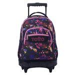 Mochila Totto Rue Bomper Renglones Flower Galaxy