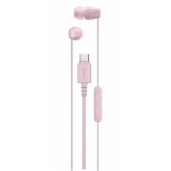 Auriculares Sony IER-EX15C in ear con micrófono y cable USB-C Rosa