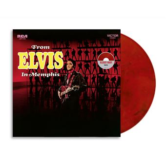 Lp-from elvis in memphis (rojo)