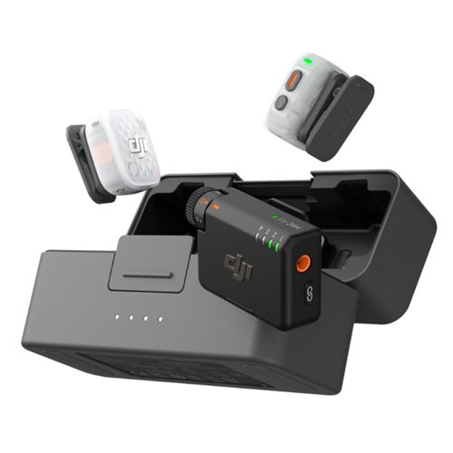 Dji Claras Transmisor Mic Mini 2S (2 Tx + 1 Rx + Estuche De Carga)