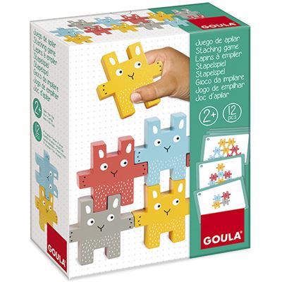 Juego Goula Apilable conejitos preescolar de partir 2 años juguetes