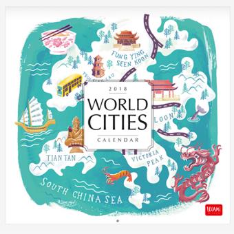Calendario 2018 Legami World City - 1