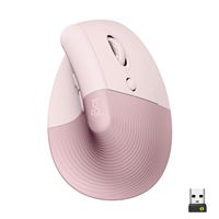 Ratón inalámbrico ergonómico Logitech Lift Vertical Rosa