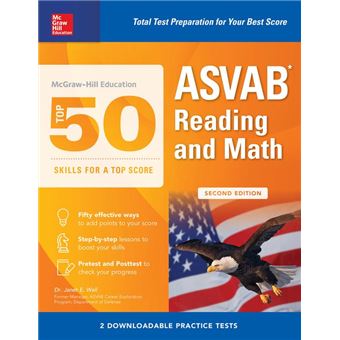 McGraw-Hill Education Top 50 Skills For A Top Score: ASVAB Reading and Math, Second Edition - 1