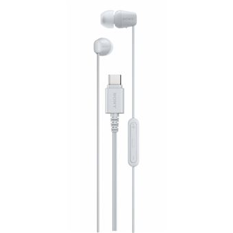 Auriculares Sony IER-EX15C in ear con micrófono y cable USB-C Blanco