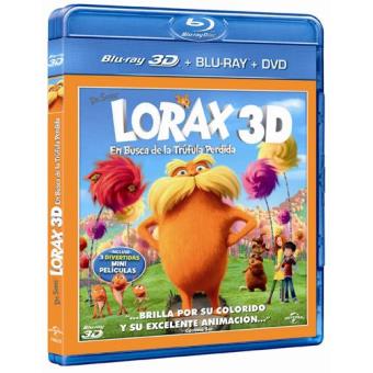Lorax, en busca de la trúfula perdida - Blu-Ray 3D + 2D + DVD
